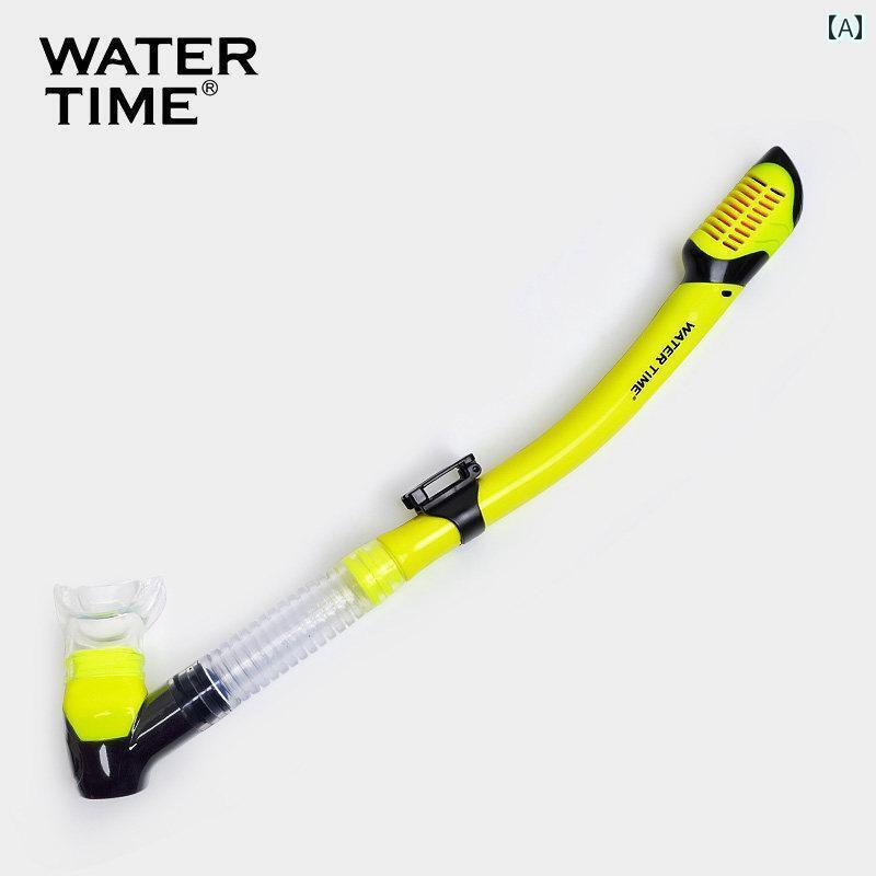 シュノーケリング ゴーグル スポーツ WaterTime フル ドライ シュノーケル フリー ダイビング 呼吸 器 大人 子供 シュノーケリング 水泳 水中 器具