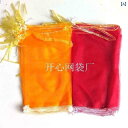 袋 メッシュ ネット 厚手 サツマイモ ネット バッグ 糸 小さい 口 縄 リンゴ 付き ヤム