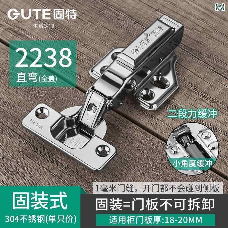 ヒンジ　ステンレス　ドア Goode ヒンジ 304 ステンレス スチール ダンピング バッファー ドア ワード..