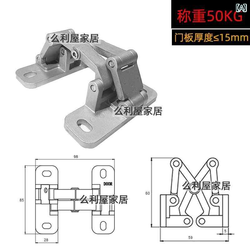 ヒンジ　ステンレス　ドア ドライ ハンギング ストーン ドアヒンジ 消火栓 ヒンジ タイル 見えない パ..
