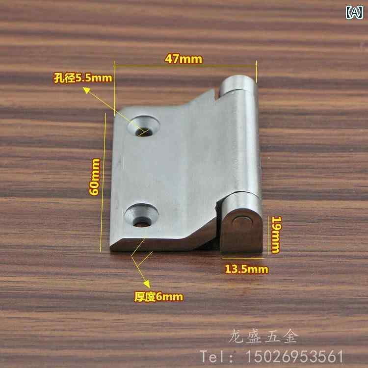 ヒンジ　ステンレス　ドア 304 ステンレスの 頑丈な ヒンジ 幅 広で 厚手 工業用 ドアヒンジ 溶接