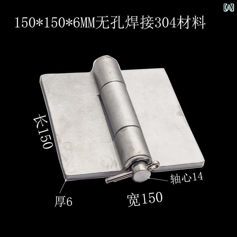 ヒンジ　ステンレス　ドア 5インチ 304 ステンレス 頑丈 厚手 溶接 ヒンジ トラック サイド ドア 取り..