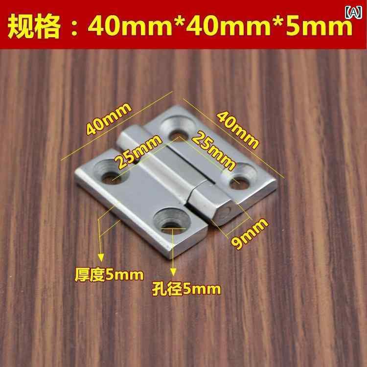 金具　取付　ヒンジ 厚手 304 ステンレス ヒンジ 重厚 機械 設備 ベア リング 高さ 40 * 50 60