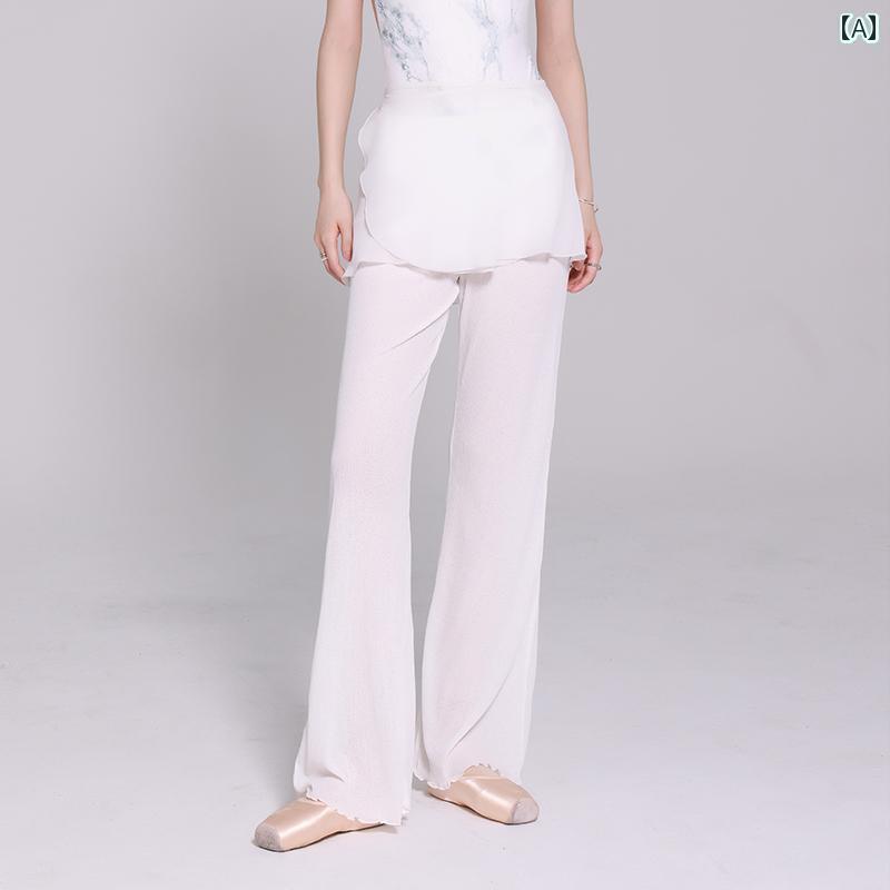 レディース　エクササイズ　パンツ danzbaby バレエ ストレート ダンス パンツ フレア 女性 トレーニン..