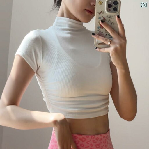 レディース エクササイズ パンツ Yoyoお すすめ ヨガ ウェア スポーツ ハーフ タートルネック プリーツ 半袖 Tシャツ フィットネスウェア レディース スリム ピラティス トレーニングウェア レディース エクササイズ パンツ Yoyoお すすめ ヨガ ウェア スポーツ ハーフ タートルネック プリーツ 半袖 Tシャツ フィットネスウェア レディース スリム ピラティス トレーニングウェア