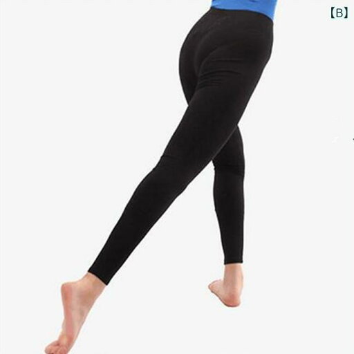レディース エクササイズ パンツ Tiyun コットン ブラック 七分丈 バレエ ダンス パンツ 伸縮性 タイト ヨガ エアロビクス 九分丈 レディース エクササイズ パンツ Tiyun コットン ブラック 七分丈 バレエ ダンス パンツ 伸縮性 タイト ヨガ エアロビクス 九分丈