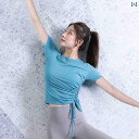 フィットネス レディース ウェア パンツ 女性用 ヨガ スーツ 2025年 半袖 ピラティス トレーニング 春夏 高級 プロ フィットネスウェア