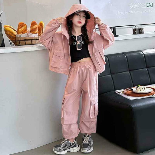 セットアップ レディース カラー 女の子 カジュアル スポーツ スーツ 2025 春秋 韓国 ゆったり した フード付き ワークウェア ジャケット ワイド レッグ パンツ ツーピース セットアップ レディース カラー 女の子 カジュアル スポーツ スーツ 2025 春秋 韓国 ゆったり した フード付き ワークウェア ジャケット ワイド レッグ パンツ ツーピース