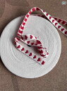 リボン アクセサリー ロープ 愛の 刺繍 リボン エッジ ストリップ ギフト ブーケ ケーキ 包装 布 ベルト DIY 素材