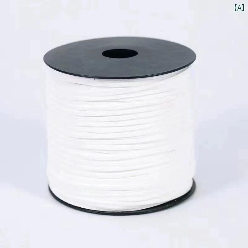 リボン　アクセサリー　ロープ 鹿革 ロープ 91メートルの ウール 糸と 革 コサージュ リボン 材料 花の..