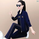 レディース カジュアル ウェア 女性用 スポーツ スーツ 春秋 2025 スタイルな ゆったりした スタイリッシュな 母親 スクエアダンス レジャー ランニング スリーピーススーツ