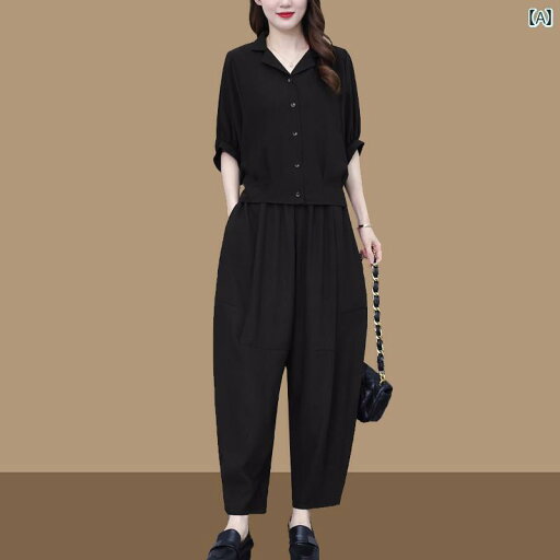 レディース ツーピース シルク 大きいサイズ 婦人服 コットンリネン スーツ 夏用 女性用で スタイリッシュな 中年 ママ 服 パンツ ツーピース レディース ツーピース シルク 大きいサイズ 婦人服 コットンリネン スーツ 夏用 女性用で スタイリッシュな 中年 ママ 服 パンツ ツーピース