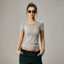 フィットネス タイト ウェア Choc スポーツ ガールズ 半袖 Tシャツ スリムフィット 速乾 服 フィットネス レディース アウトドア ランニングウェア ヨ...