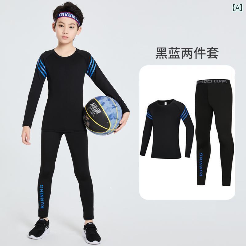 メンズ　フィットネス　タイト　 子供用 スポーツ タイツ トレーニングウェア 男の子 バスケットボール 速乾 ウェア フットボール ベースウェア スキー ランニング フィットネスウェア