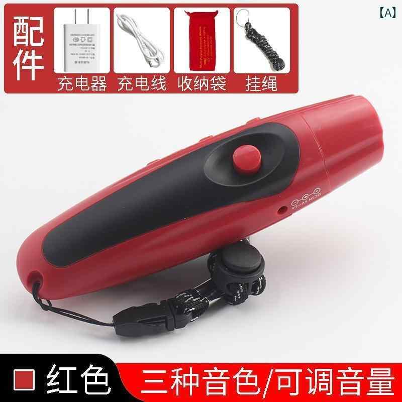 ホイッスル　審判　スポーツ 電子 ホイッスル高 デシベル 審判用 3 トーン ホイッスル 鳩 訓練 充電 訓練高 音量 交通 指揮用(4)