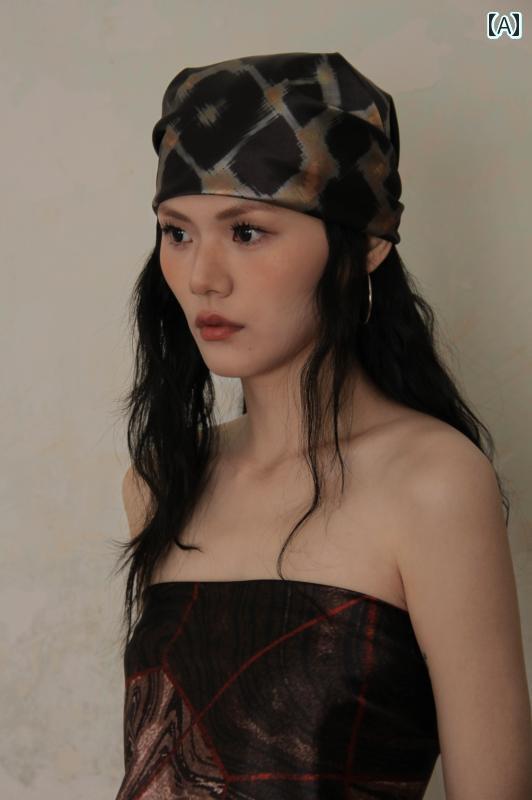 ターバン 帽子 スカーフ CREEP 制御 不能な イメージ ヘッド スカーフ ウェイストランド スタイル チューブ トップ ボヘミアン 多機能 スクエア シル...