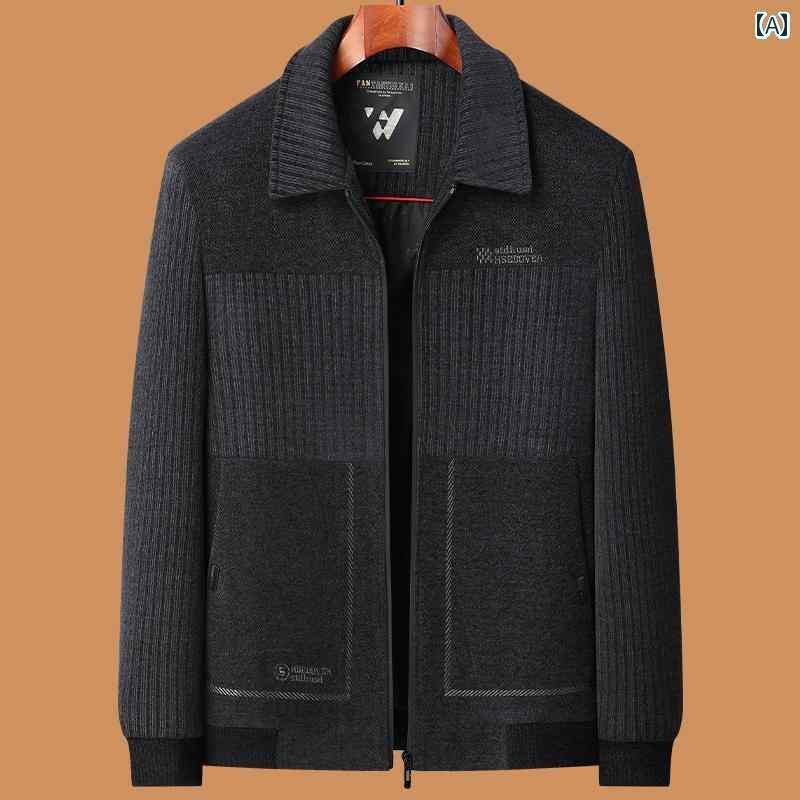 トップス ジャケット カジュアル 2025年 新お父さん 春秋 アウター スーツ 中年 男性 5060代 カジュアル 服お じいさん ジャケット