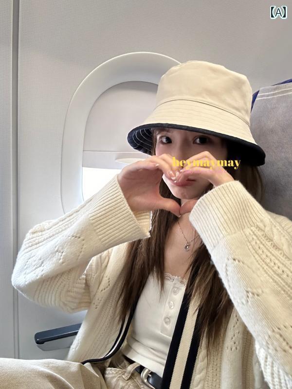 ターバン 帽子 スカーフ heymaymay スモール オックスフォード レトロ カウボーイ バケット ハット ベイスン 両面 春夏 レディース 2025