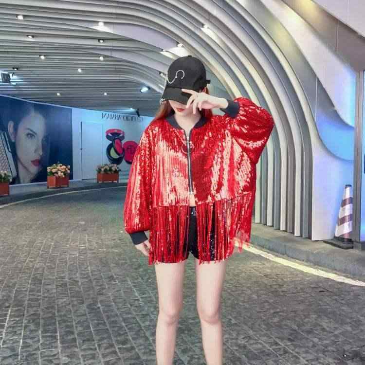 子供服　ダンス　ヒップホップ 韓国 ジャズ ダンス スタイル 女子 高校生 中学生 スパンコール 大人 ヒップ ホップ ストリート パフォーマンス 衣装