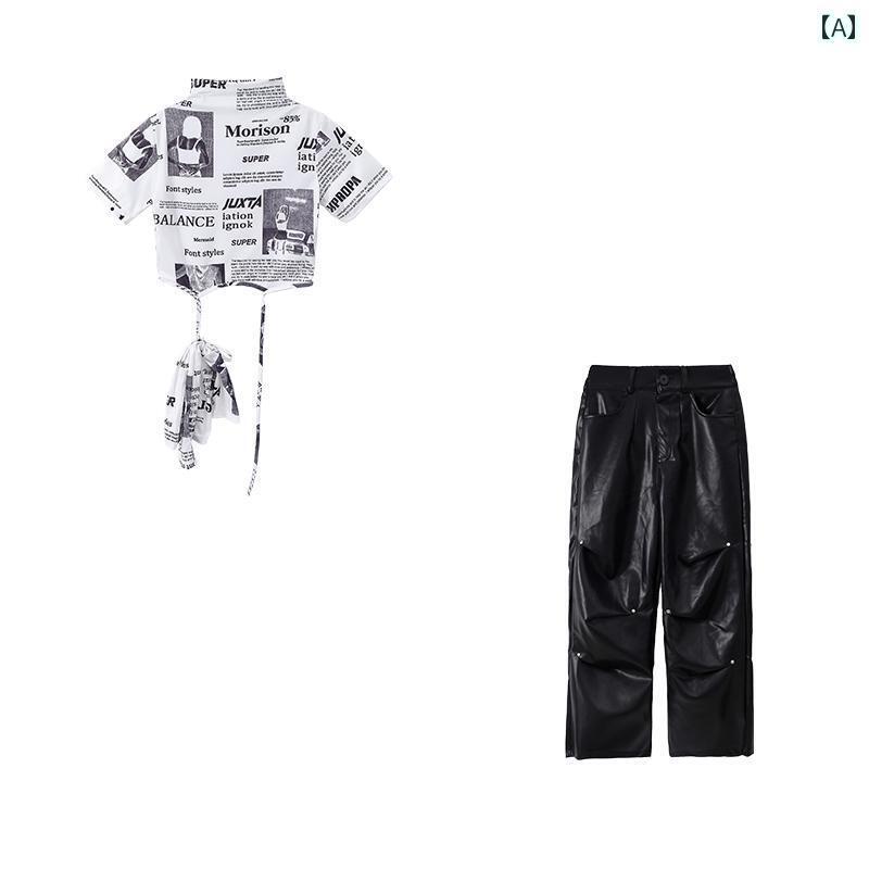 子供服　ダンス　ヒップホップ ストリート ダンス 子供用 ファッション 服 女の子用 ヒップ ホップ ク..