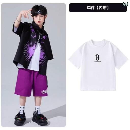 ストリート 子供 ダンス 子供用 ヒップ ホップ ダンス パフォーマンス 衣装 子供の 日 幼稚園 夏の クールな ストリート 子供 ダンス 子供用 ヒップ ホップ ダンス パフォーマンス 衣装 子供の 日 幼稚園 夏の クールな