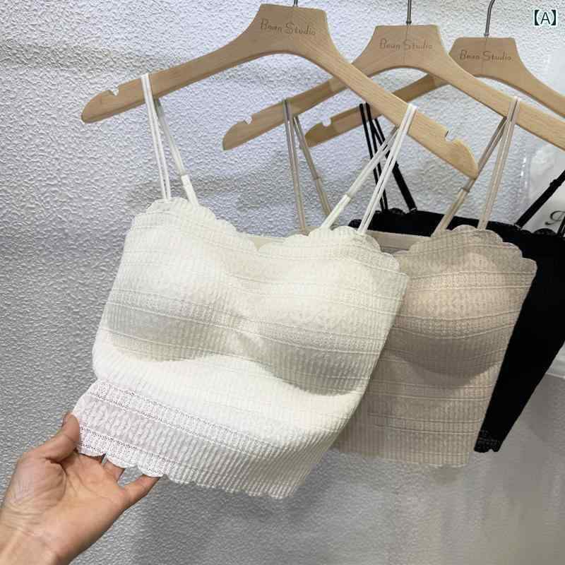 サイクリング ビブ メンズ 2025 春夏 レース ストラップレス チューブ トップ キャミソール 胸 パッド 付き ワンピース インナーウェア アウターウェア...