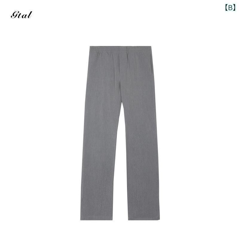 ストレート　ジーンズ　パンツ GTAL× NoLogo 連名 アメリカン リヨセル パンツ 無地 立体 裁断 ゆったり オール シーズン ストレート カジュアル