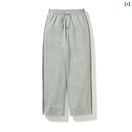 ストレート ジーンズ パンツ 714 street レトロ スポーツ テクスチャー ド ウェビング スウェットパンツ メンズ 2025 春 ストレート カジュアル パンツ ストレート ジーンズ パンツ 714 street レトロ スポーツ テクスチャー ド ウェビング スウェットパンツ メンズ 2025 春 ストレート カジュアル パンツ