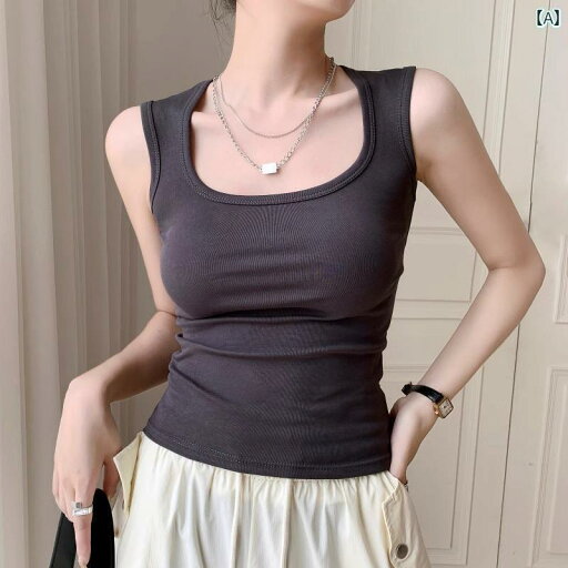 レディース シャツ カジュアル 夏用の 女性用 パッド入り キャミソール トップ スリム ウエスト コート ブラ ノースリーブ ボトム ショート レディース シャツ カジュアル 夏用の 女性用 パッド入り キャミソール トップ スリム ウエスト コート ブラ ノースリーブ ボトム ショート