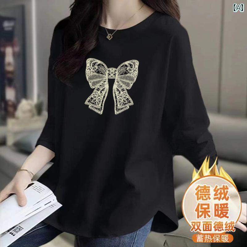 ストレート　生地　ソフト 春秋冬に 着られる ゆったり 大きめ サイズ ドイツ製 ベルベット Tシャツ。 ..