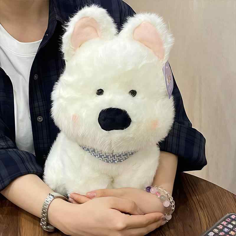 ぬいぐるみ 犬 ウェスティ 犬のぬいぐるみ リアル 抱き枕 クッション 雑貨 アニマル インテリア 癒し グッズ おもちゃ 玩具 誕生日 プレゼント ギフト 子供 大人 かわいい ふわふわ もこもこ 手触り抜群 柔らかい 部屋飾り 贈り物 記念日 撮影小