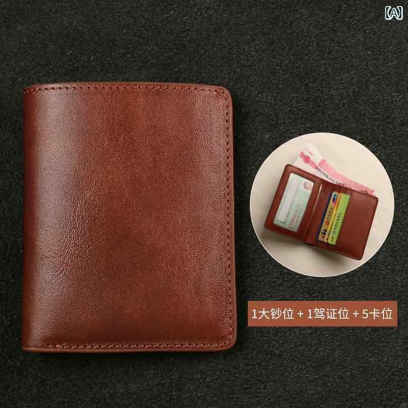マネー　クリップ　財布 財布 メンズ 2024新 革 牛革 ショート ミニ 運転 免許証 小さい マネー バッグ カードホルダー 一 体型