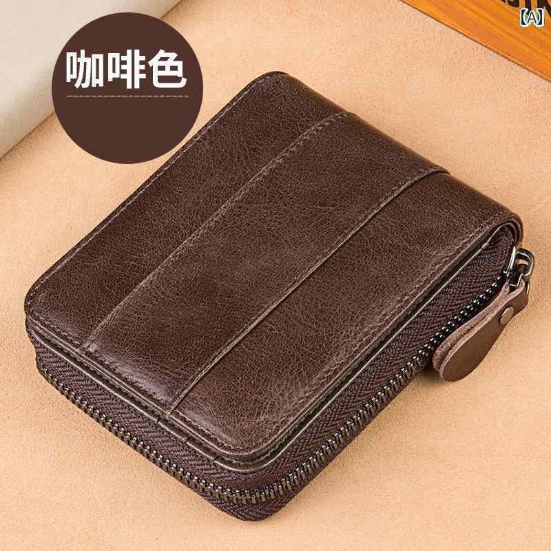 マネー　クリップ　財布 レトロ 多機能 財布 メンズショート ジッパー小銭入れ 小さい レディース カードホルダー 学生な スタイル