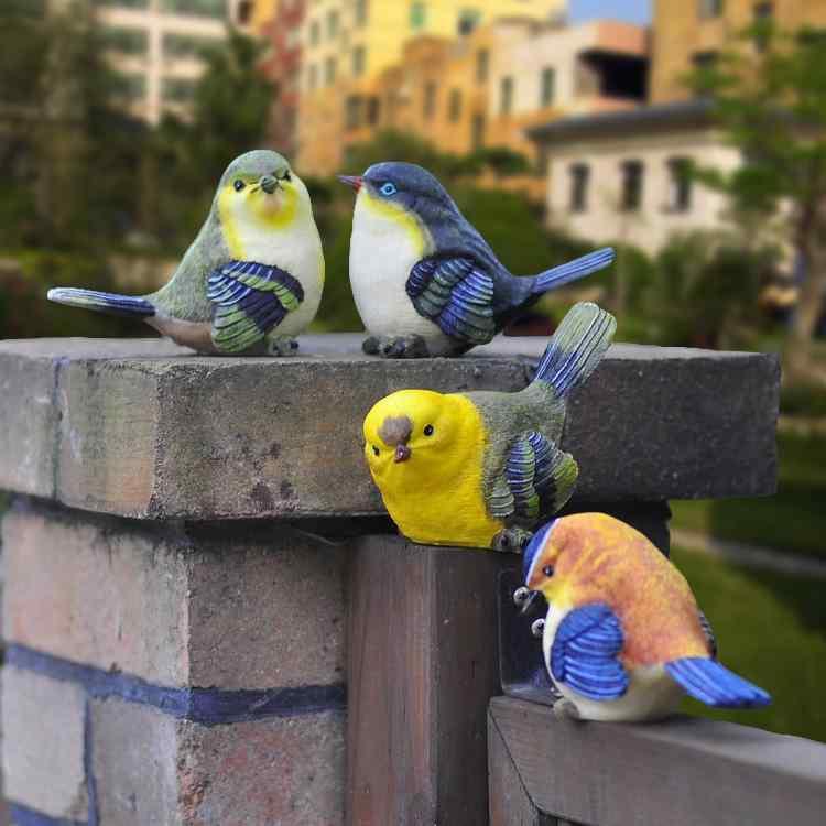 庭　装飾　飾り　 庭の 装飾品 の 創造的な 家の 装飾 かわいい 鳥の 巣の シミュレーション リビング ルームの デスク トップの