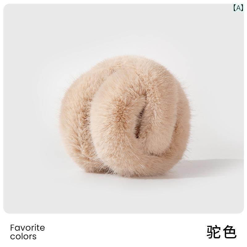 耳あて　イヤーマフ　かわいい 【 楊 朝 悦同 型】 冬用 女性用 ふかふか イヤーマフ 不 凍 液 イヤーウォーマー 厚手 耳 保護 サイクリング