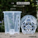 ガーデニング DIY 道具 透明な 青山の 根 制御 ポット 蘭 ミズゴケ 胡 蝶 蘭な 植木鉢 プラスチック 通気性 大きい 家庭用