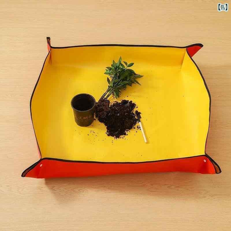 ガーデニング　DIY　道具　 ガーデニング クロス 家庭用 マット 防水 土壌 交換 植物の 混合 鉢の 回転 植え付け 作業 フラワー 用品