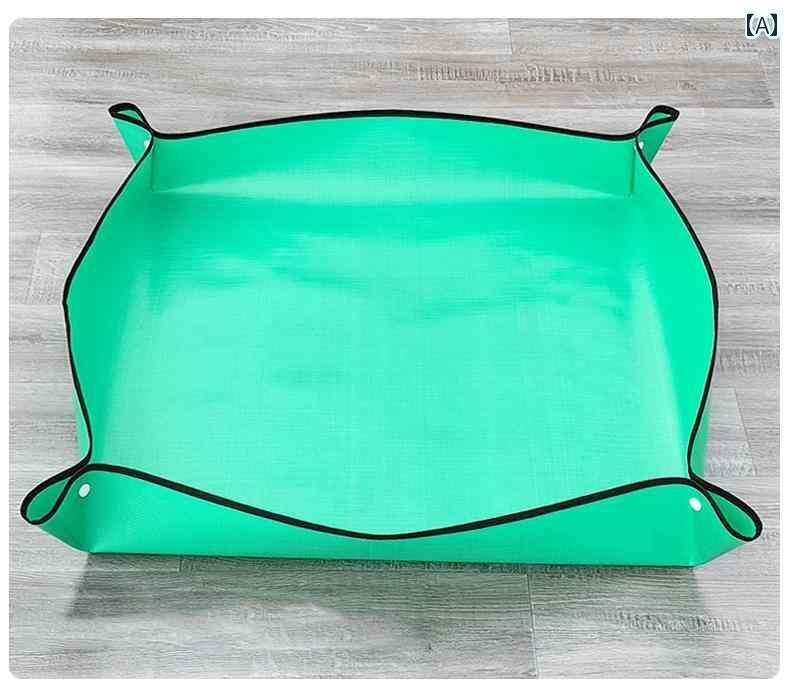 ガーデニング　DIY　道具　 園芸用 布 パッド 防水 厚手 土壌 交換 花を 植える 多 肉 質 ツール 混合 鉢 替え 回転 植え付け 操作