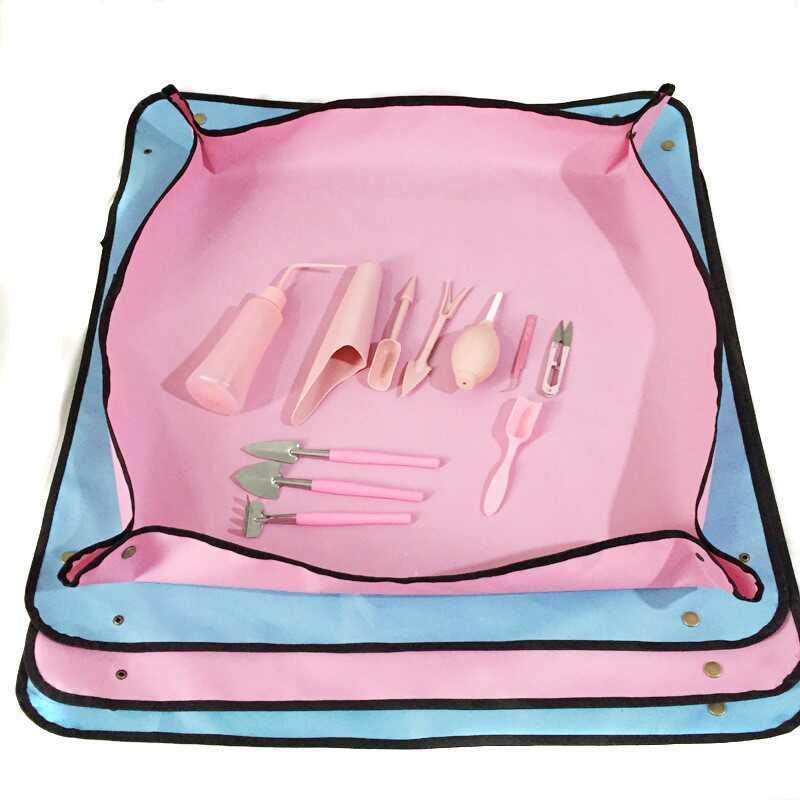 ガーデニング　DIY　道具　 家庭 菜園 植え付け 作業 マット PE 園芸 多 肉 植物 植物の 植え 替え 土 混ぜ バルコニー 防水 フラワー