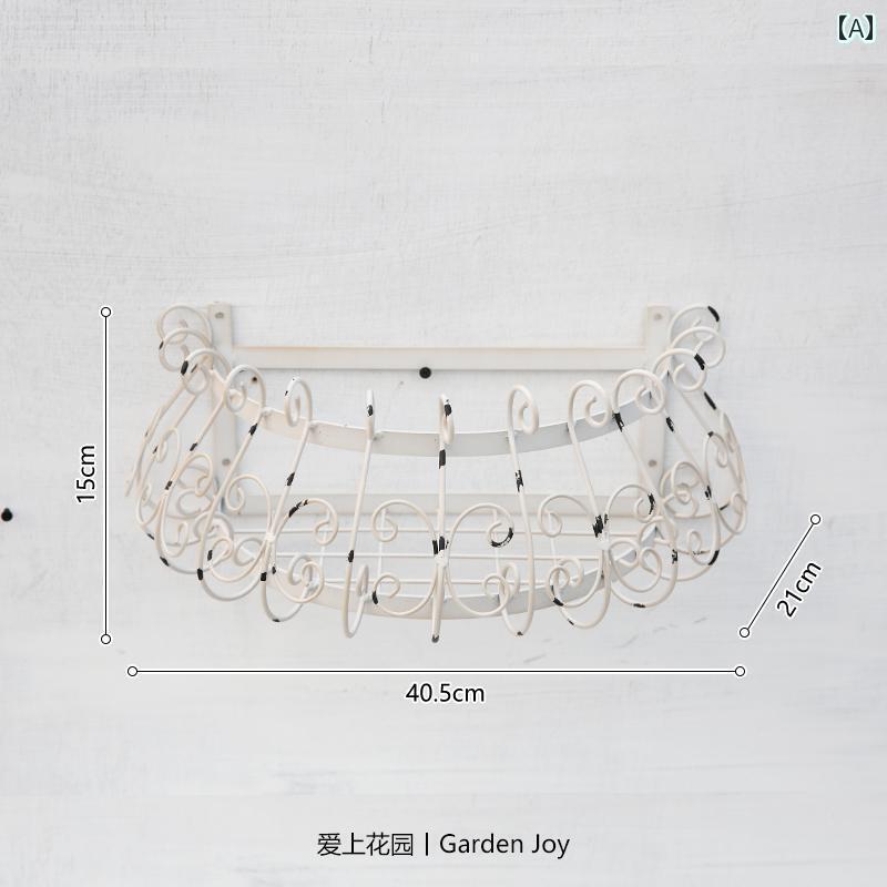 ガーデニング　DIY　道具　 庭に 恋する | ガーデニング 雑貨 アイアン ガーデン デコレーション レース 編み 壁掛け フラワーバスケット ハンギングバスケット ラック