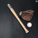 野球 道具 練習 収納 バッグ 付き サイバ 大人用 無垢材 野球 バット グローブ ボール コンビ ネーション セット