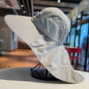 メンズ 帽子 キャップ 夏 つば 広 紫外線対策 日よけ 帽子 メンズ レディースの 屋外 登山 釣り サイクリング カバー 顔 首 保護