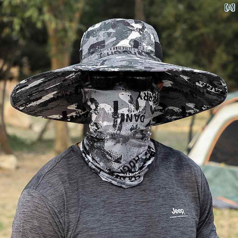 メンズ　帽子　キャップ キツツキ 帽子 メンズ 夏の 屋外 釣り 日よけ 抗 UV 漁師の