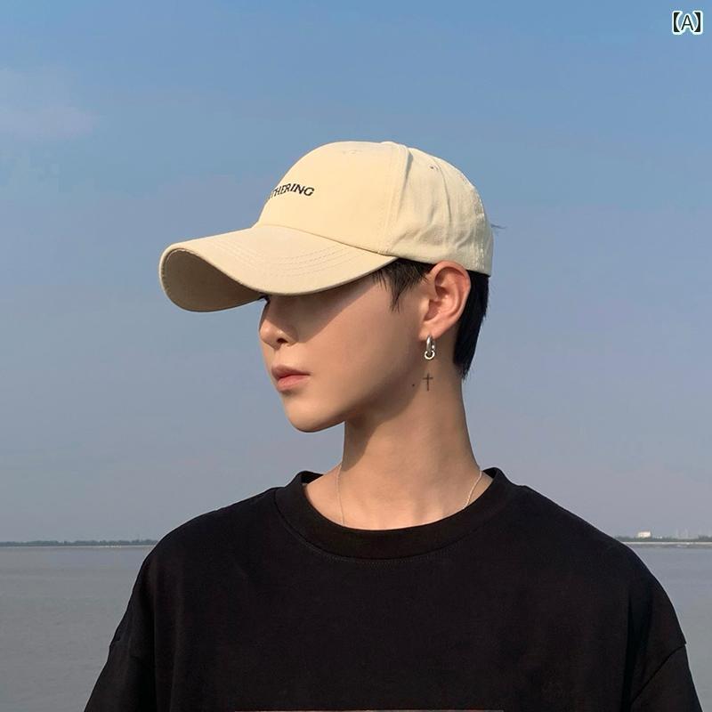 メンズ　帽子　キャップ 帽子 メンズ 冬 ラージヘッド ピーク キャップ 男性 ボーイズ つば 広 野球帽 メンズファッション 秋冬