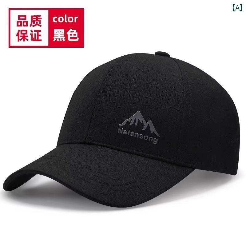 メンズ 帽子 キャップ ロモン メンズ 大きい 頭囲 帽子 春 ダックビル キャップ 大きいサイズ 2025向け 野球帽