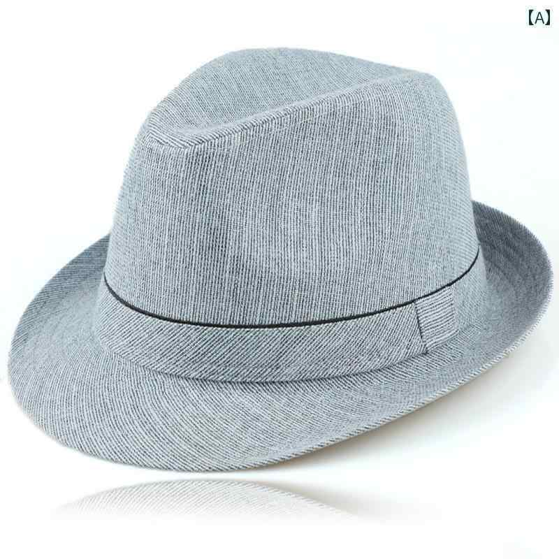 メンズ　帽子　キャップ 男性用 帽子 春秋用 トップハット用 日焼け防止 サンハット 夏用 帽子お父さん カジュアルおじいちゃん オール シーズン