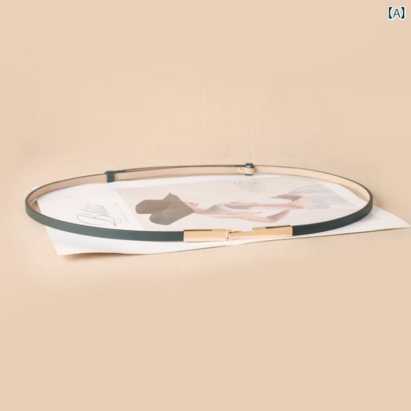 レディース　ベルト　チェーン Yinge ブラック ホワイト ベルト レディースな 装飾 ドレスで な アクセ..