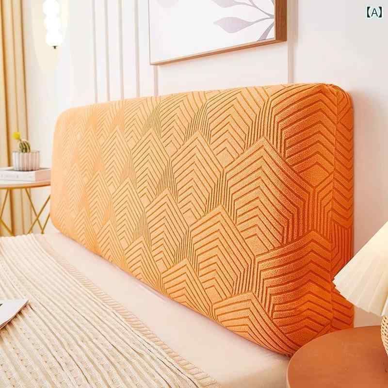 ベッド　カバー　 ベッド ヘッド カバー 2025新 無垢材 ソフト バックレストカバー 醜さを 隠す 完全な ダストカバー