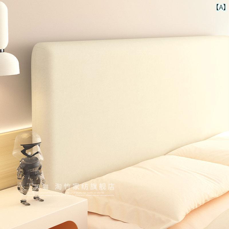 ベッド　カバー　 ベッド ヘッド カバーは 厚く 滑り止め 無地 シンプルで ユニバーサル 取り外し 可能 洗える 伸縮性の ある フル カバー ソフトな 背もたれ カバーです。