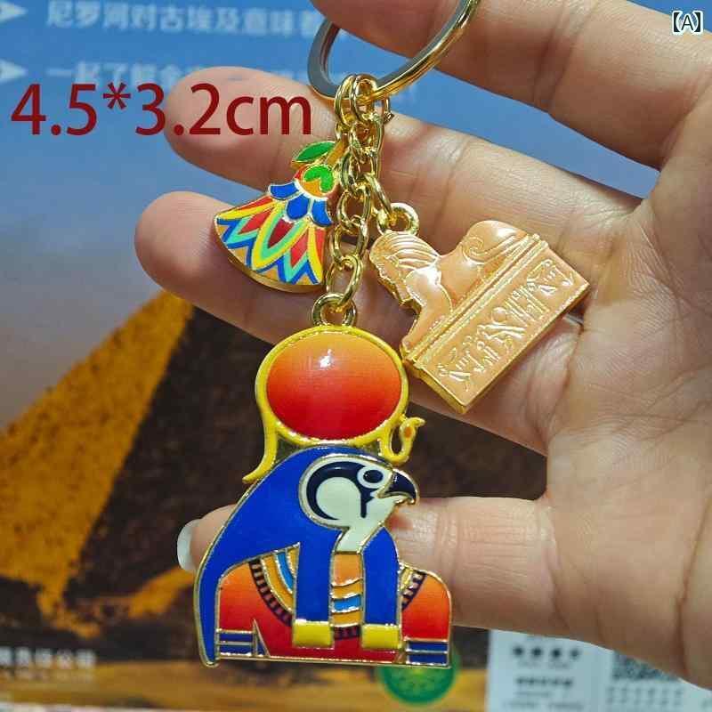 飾り 歴史 エジプト 展 ピラミッド クレオパトラ キーホルダー 博物 館 バッグ ペンダント 車 キー 猫 神 お土産 ギフト
